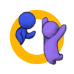 avatars blue and purple